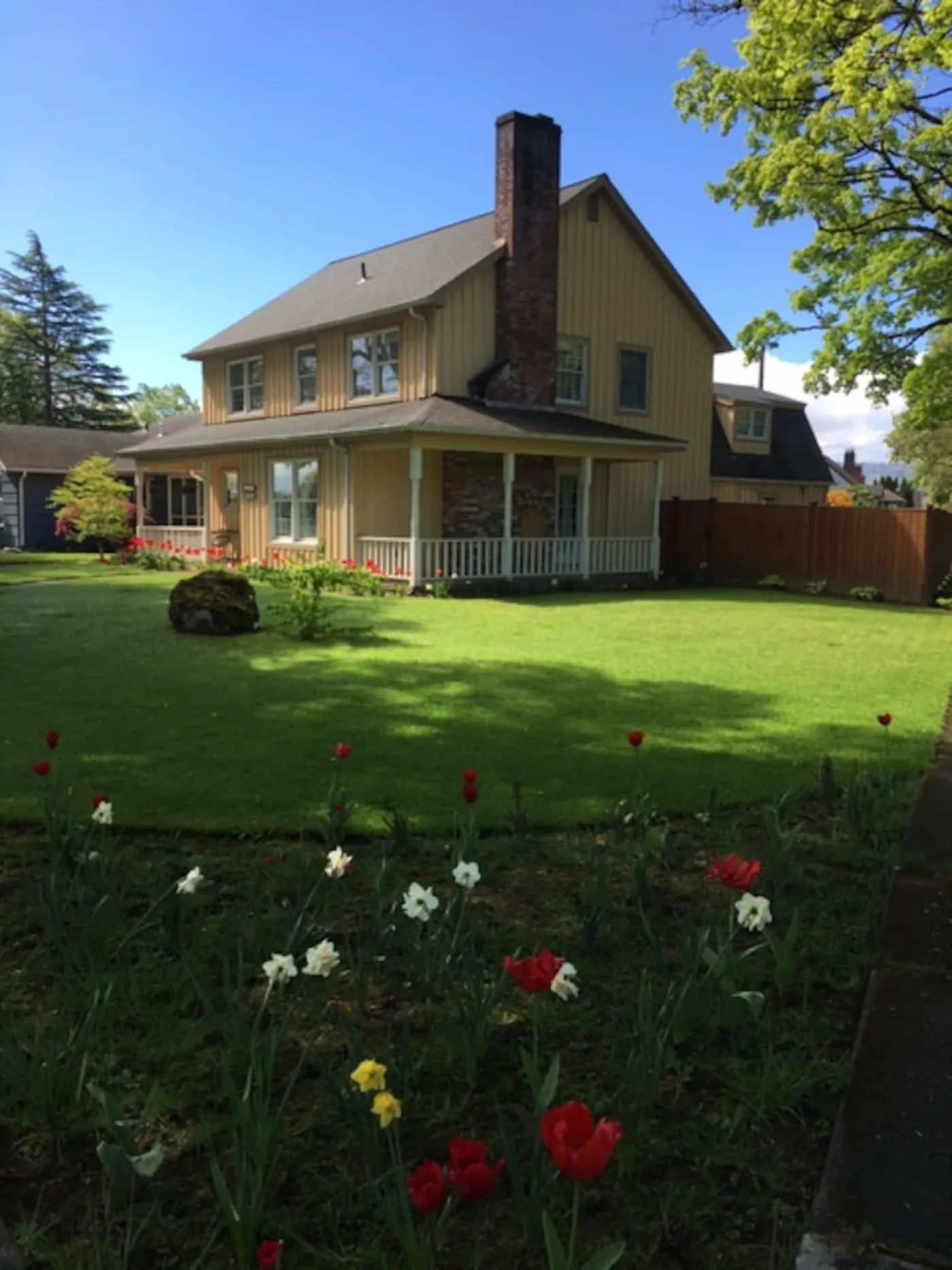 The house on Lake Sacajawea in Longview, Washington